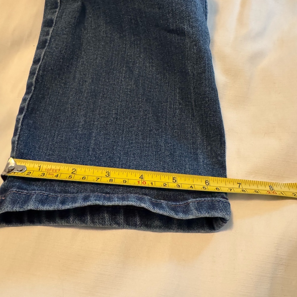 EUC! Gloria Vanderbilt Straight Leg Jeans in Blue Denim 10 Short - Picture 12 of 15